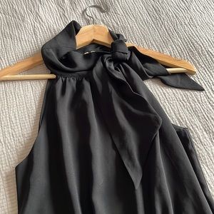 NAIF Black dress with neck tie